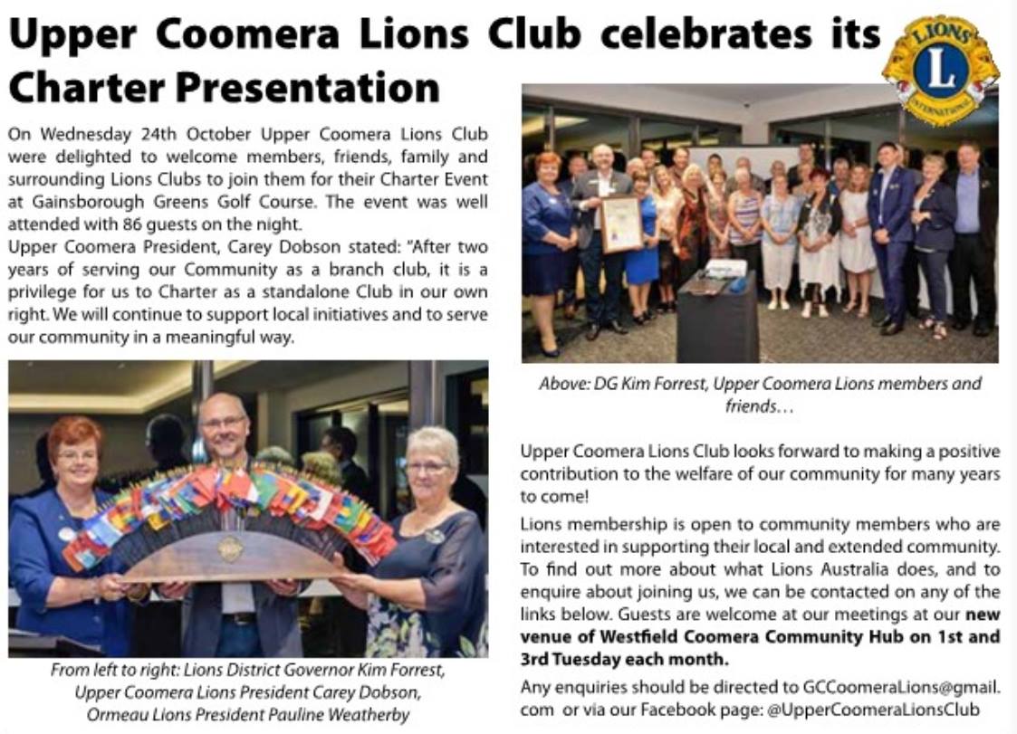 Upper Coomera Lions Club